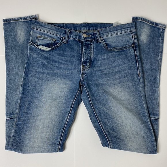 Mnml Blue Denim Skinny Jeans size 31 - Picture 2 of 11